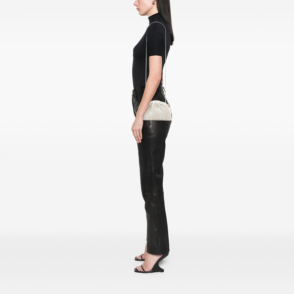 Pre-Loved Bottega Veneta Nappa Intrecciato The Mini Pouch Crossbody - Picture 7 of 7